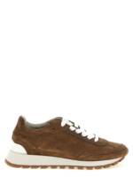 Brunello Cucinelli Monile Suede Sneakers