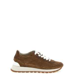 Brunello Cucinelli Monile Suede Sneakers