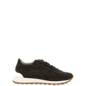 Brunello Cucinelli Monile Suede Sneakers
