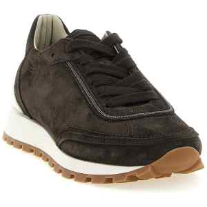 Brunello Cucinelli Monile Suede Sneakers