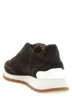 Brunello Cucinelli Monile Suede Sneakers