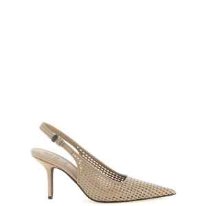 Brunello Cucinelli Net Calf Slingback