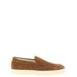 Brunello Cucinelli Suede Chevron Loafers