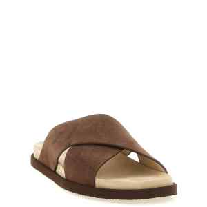 Brunello Cucinelli Crossover Slides