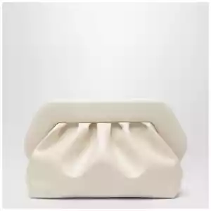 THEMOIRè Large Tia clutch in butter color