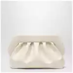 THEMOIRè Large Tia clutch in butter color