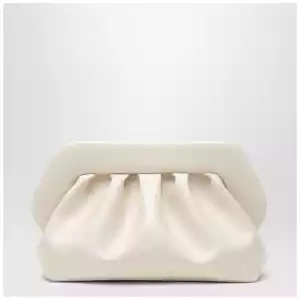THEMOIRè Large Tia clutch in butter color