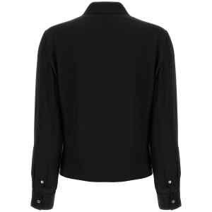 Theory Pk Label Wrap Blouse