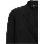 Theory Pk Label Wrap Blouse