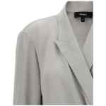 Theory Pk Label Wrap Blouse