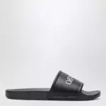Off White Off-White™ Black Bookish Sliders with logo