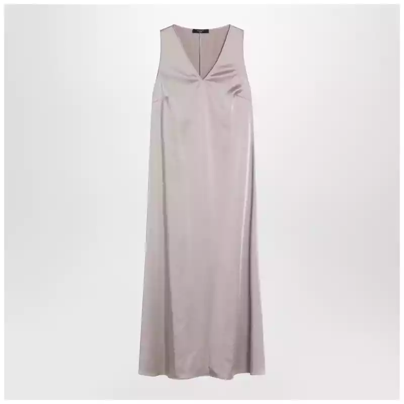 Weekend Max Mara Blush satin fluid dress