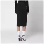 Off White Off-White™ Black pencil skirt with OFF logo