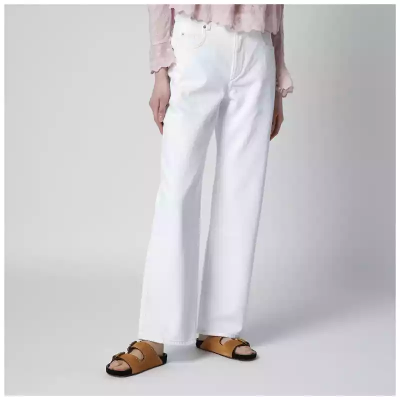 ISABEL MARANT White Dromie trousers