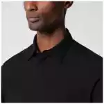Lardini Black linen-blend shirt