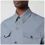 Lardini Grey wool shirt jacket
