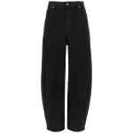 Self-Portrait Black Barrel Leg Jeans