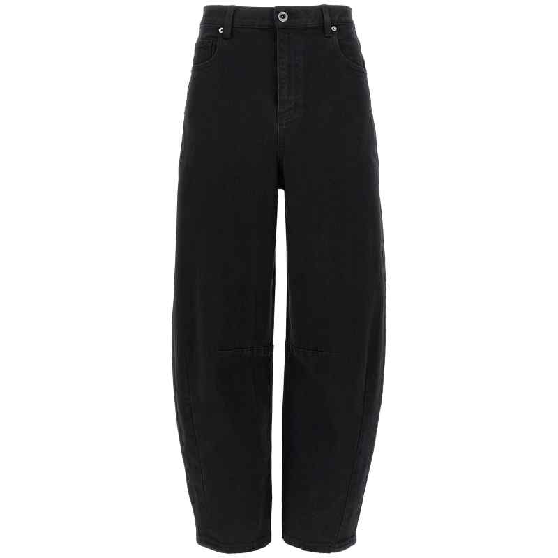 PF25827PBBLACK_01_M_2025-05-21T08-40-25.166Z Self-Portrait Black Barrel Leg Jeans