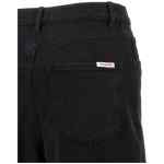 Self-Portrait Black Barrel Leg Jeans
