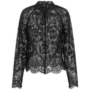 Self-Portrait Black Lace Blouse