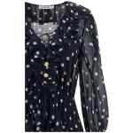 Self-Portrait Polka Dot Georgette Ruffle Maxi Dress