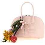 Self-Portrait Embossed Leather Handbag