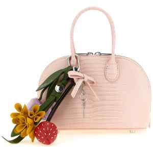 Self-Portrait Embossed Leather Handbag