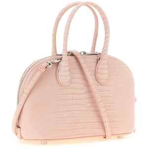 Self-Portrait Embossed Leather Handbag
