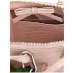 Self-Portrait Embossed Leather Handbag