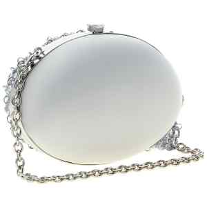 Self-Portrait Crystal Chain Clutch