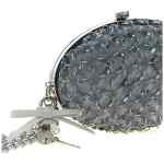 Self-Portrait Crystal Chain Clutch