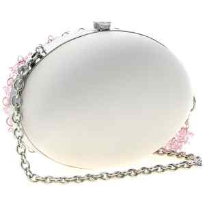 Self-Portrait Crystal Chain Clutch