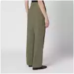 Blazé Milano Fox green trousers in linen