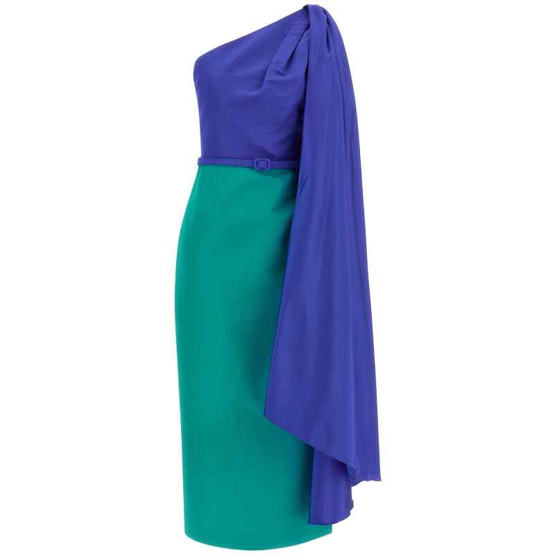 Carolina Herrera Color Block Dress