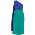 Carolina Herrera Color Block Dress