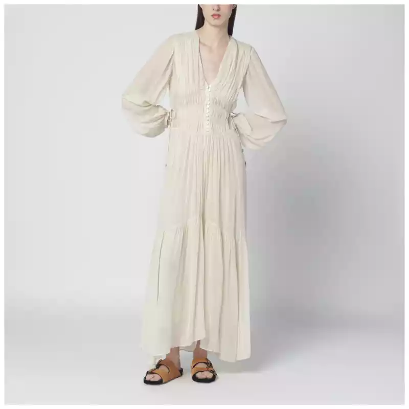ISABEL MARANT Étoile Briane long ecru dress