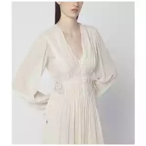 ISABEL MARANT Étoile Briane long ecru dress