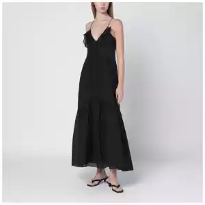 ISABEL MARANT Étoile Black Vasma cotton-voile dress