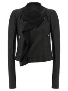 Rick Owens Scarf Biker Jacket