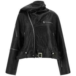 Rick Owens Cropped Scarf Flight Jacket
