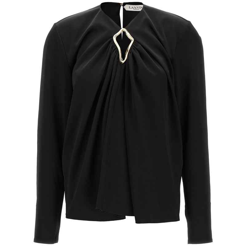 Lanvin Metallic Detail Blouse