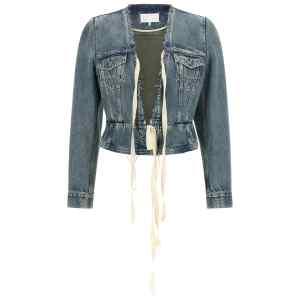Maison Margiela Raw Cut Hem Denim Jacket
