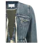 Maison Margiela Raw Cut Hem Denim Jacket