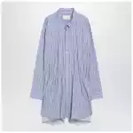 Maison Margiela Light blue striped shirtdress