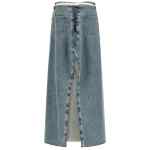 Maison Margiela Raw Hem Denim Skirt