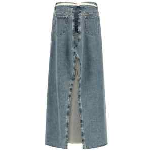 Maison Margiela Raw Hem Denim Skirt