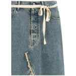 Maison Margiela Raw Hem Denim Skirt