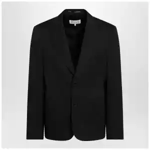 Maison Margiela Black wool single-breasted jacket