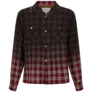 Maison Margiela Check Shirt With Gradient Effect