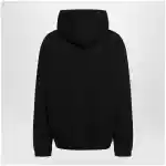 Maison Margiela Black hoodie with reversed logo